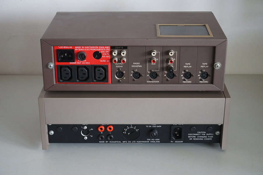 Quad 44 Preamp and 405-2 Power Amp picture 2